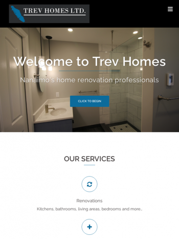 Trev Homes tablet